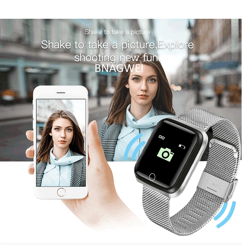  fashion SmartWatch Men women Heart Rate monitor Blood Pressure Tracker Fitness tracker Sport Waterp - 33022910796