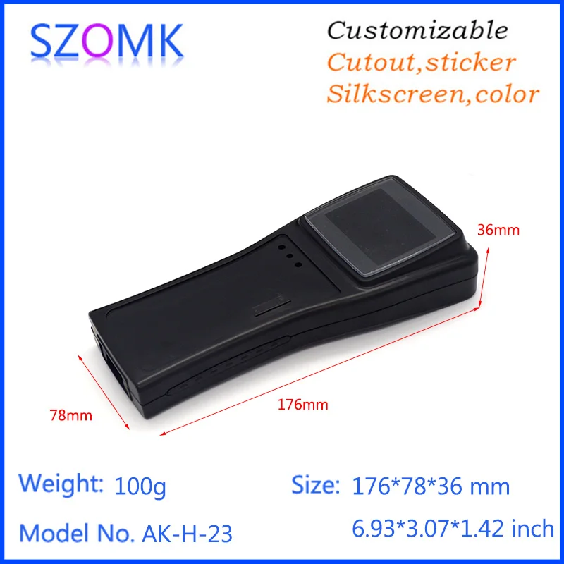 

1 piece, plastic box enclosure electronics 176*76*35mm Electronic Project box for Diy case, plastic housing electronics case