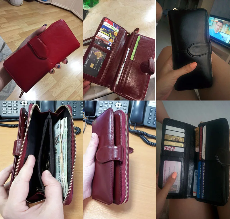 Nbsameng 2018 Новый Для женщин длинные монет кошелек держателя карты зажим для денег