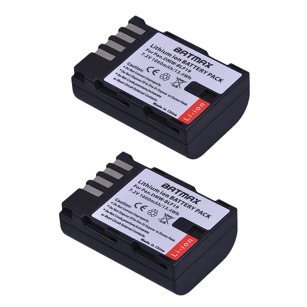 Online 2Pcs 1860mAh DMW BLF19, DMW BLF19e, DMW BLF19PP Batterie für Panasonic Lumix DC GH5, DMC GH3, DMC GH3K, GH4, GH4K Digital Kamera