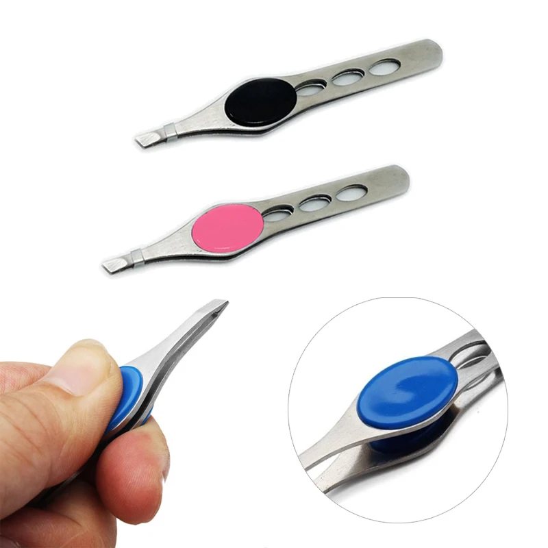 

LNRRABC Hot Convenient Effective Eyebrow Tweezer Eyelash Extension Tweezers Eyebrow Removal Random Color