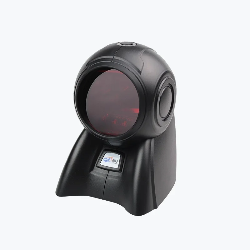 

High Quality Laser Barcode Scanner 20 Lines Automatic Omnidirectional desktop flatbed Bar Code Reader Hand-free Stand USB