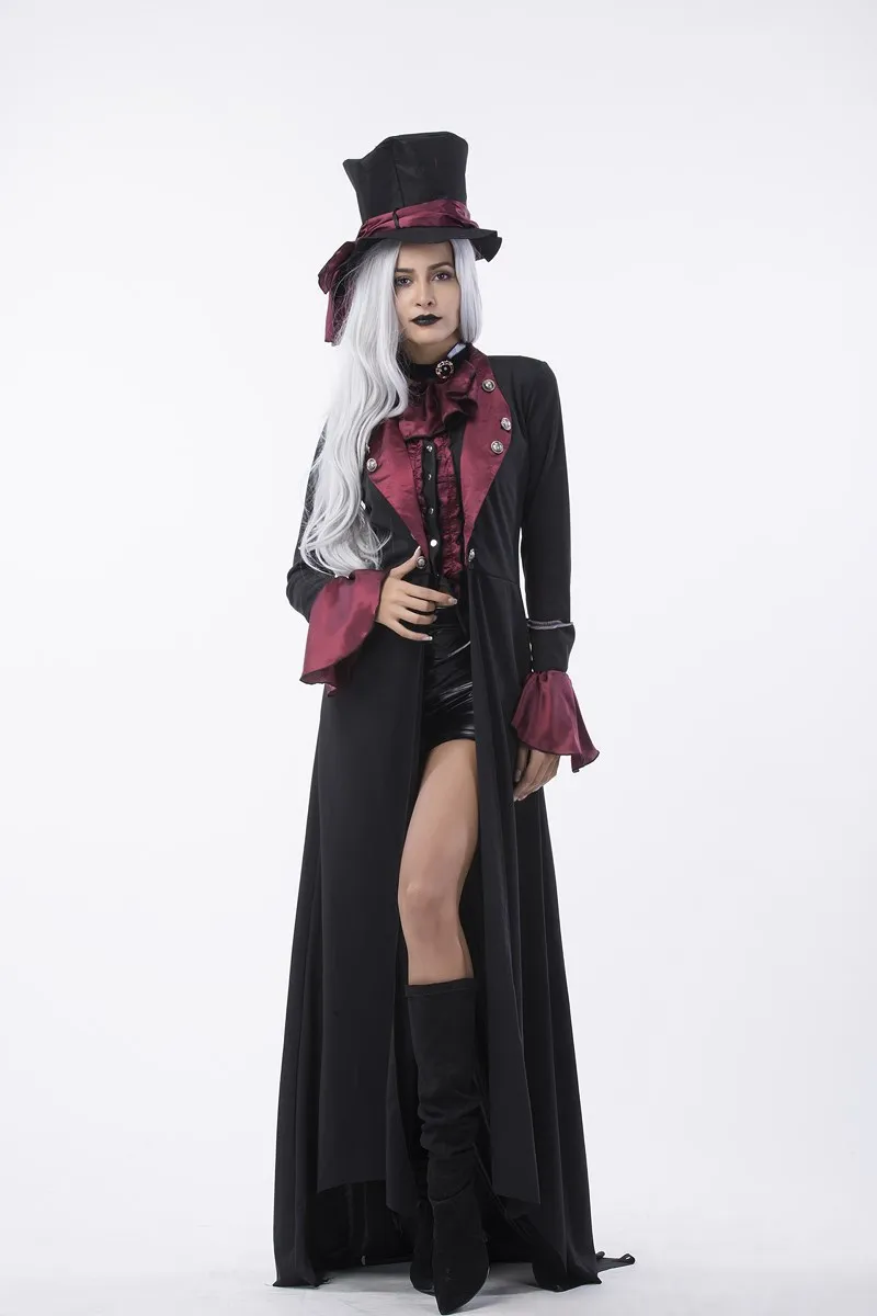 Маскарадный костюм на Хэллоуин для взрослых мужчин и женщин, костюм вампира, маскарадный сценический костюм, костюм дьявола, платье зомби-призрака