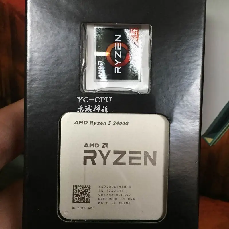 Процессор AMD Ryzen 5 2400G с Radeon RX Vega 11 графика 4 ядра 8 потоков разъем AM4 3 6 ГГц TDP 65 Вт