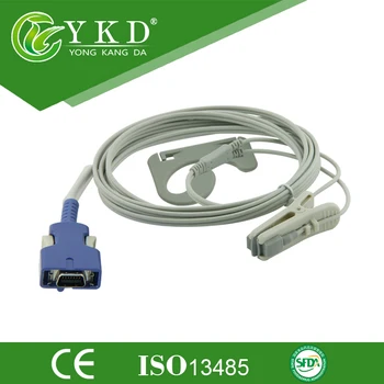 

Nellcor DOC-10 for NPB 4000C, NPB 5500, NPB 4000 N-595 Oximax Animal Ear Clip Spo2 Sensor,14pins