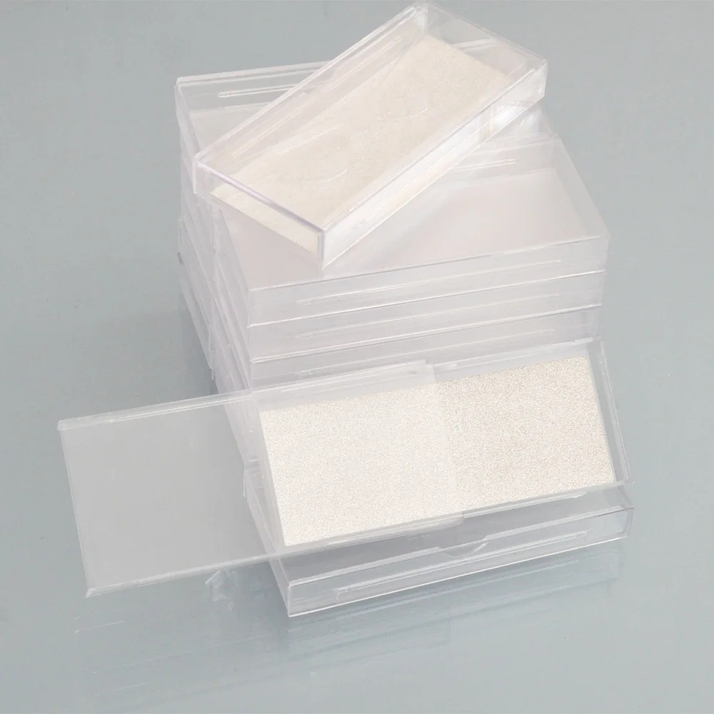 50box glitter siver 50 шт./упак. ресниц коробка для ресниц упаковка индивидуальный логотип поддельные 3d норковые ресницы Прозрачный Пластиковый пустой контейнер - Цвет: 50box glitter siver