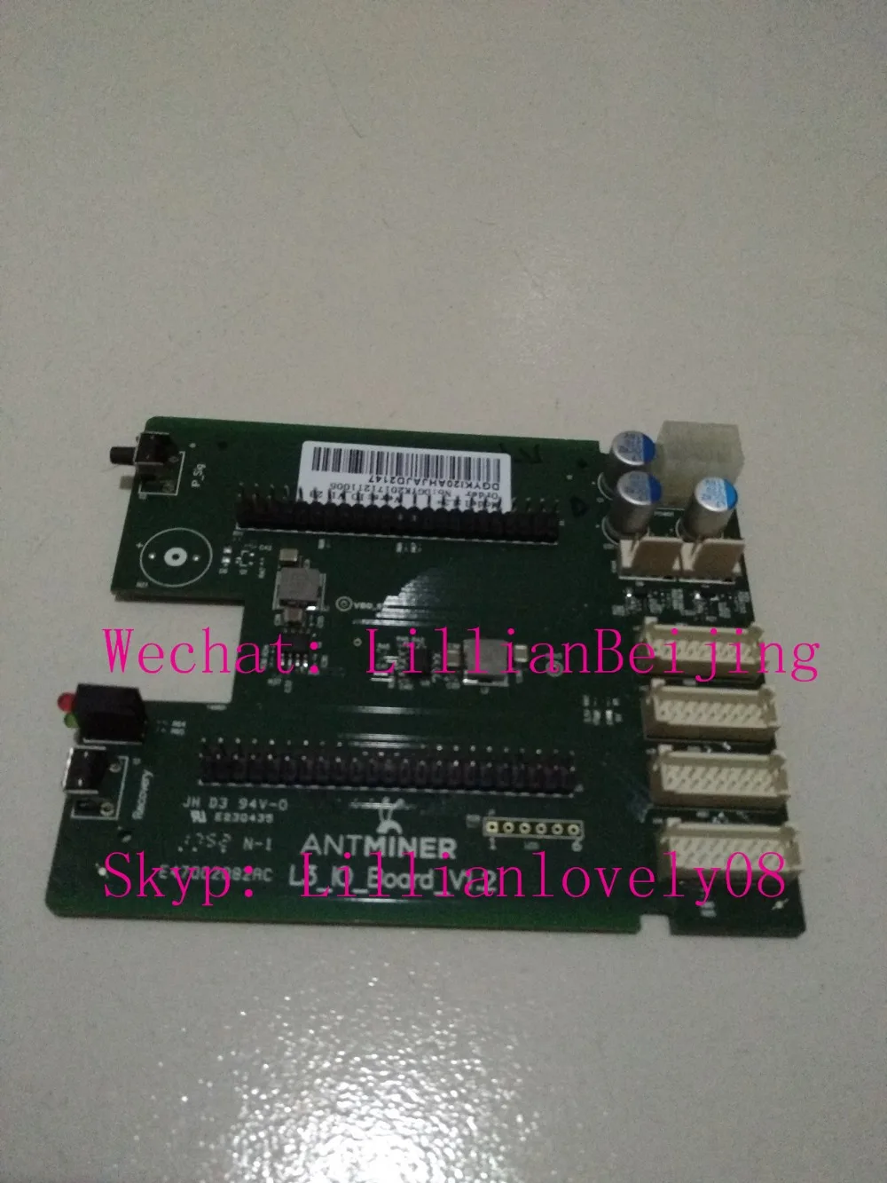 bitmain antminer L3+ control board, L3 IO board, IO card for replace part of miner L3+ Card L3