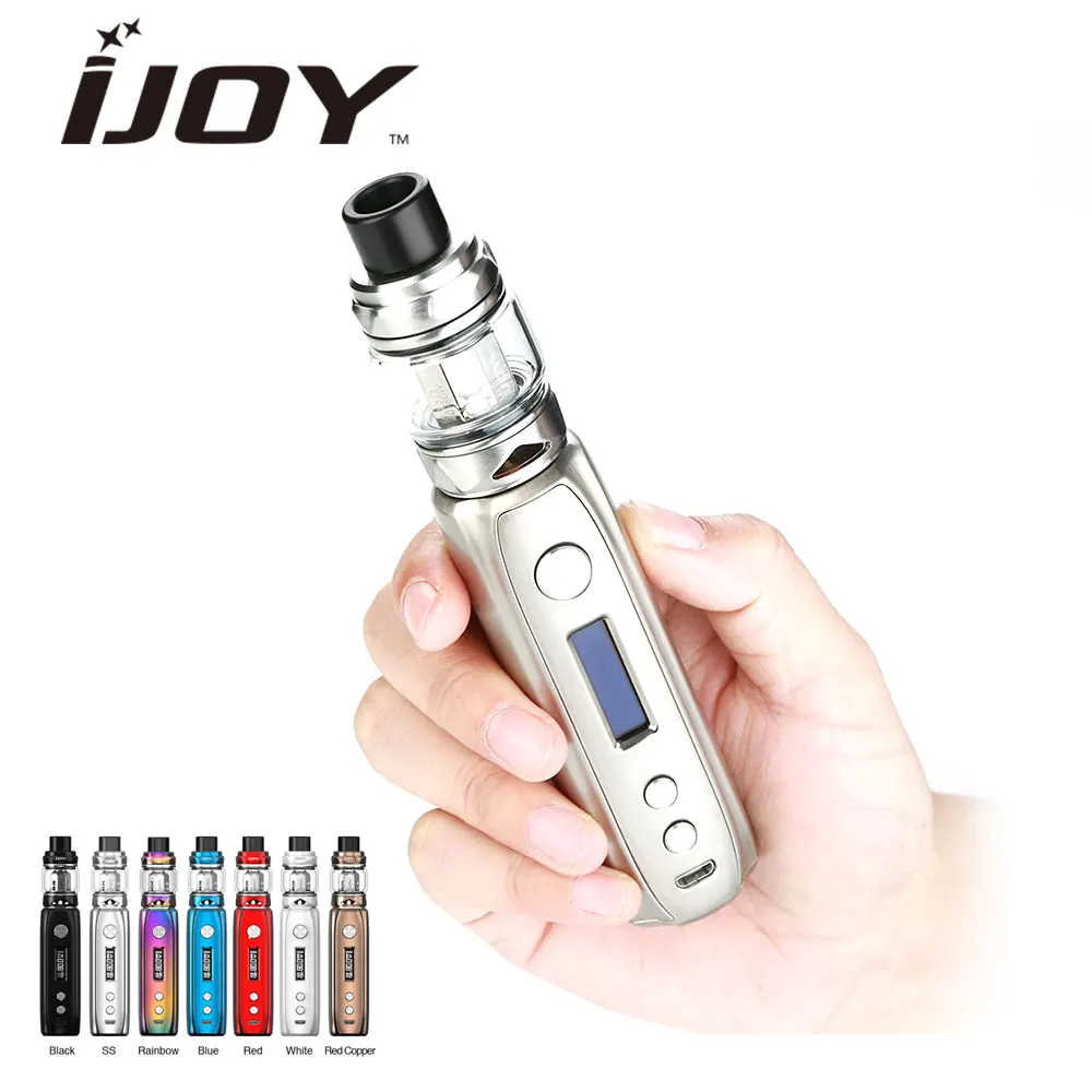 

IJOY Katana TC Kit with 81W Box MOD Built-in 33000mAh Battery & 2ml TPD KATANA SUBOHM Tank Atomizer Electric Cigarette Vape Kit