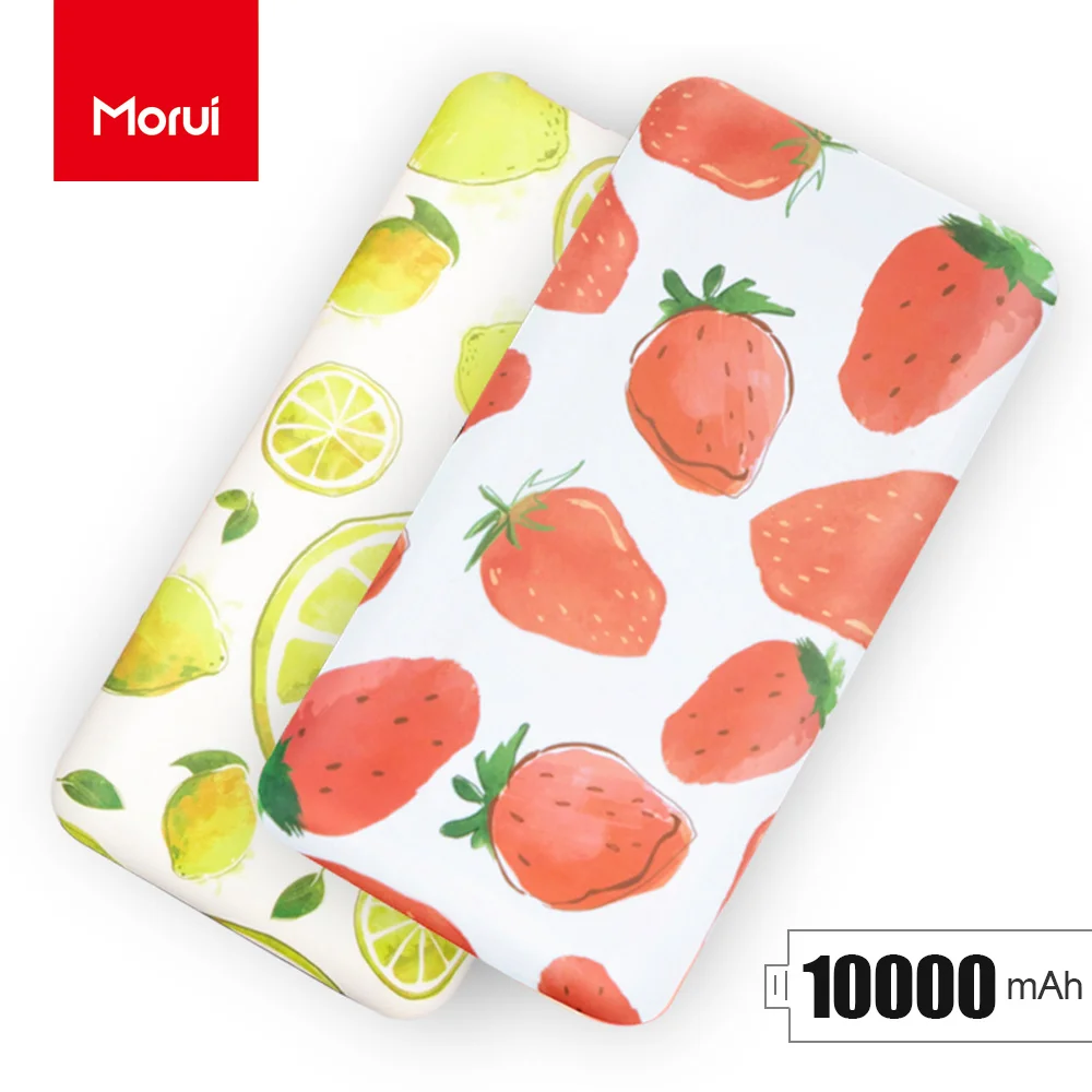 MORUI 10000mAh Power Bank HP10 Portable Charging Treasure Mobile Power Type-C Input Dual USB Output External Battery Charger