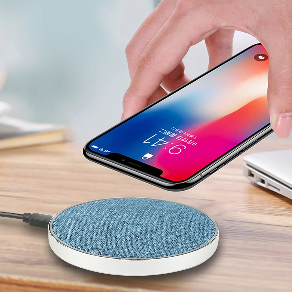 

QI 10W wireless fast USB charger for Samsung Galaxy S9/S9 +/S8/S7/Note 9 S7 edge for iPhone XS Max XR 8 8 Plus charging pad dock