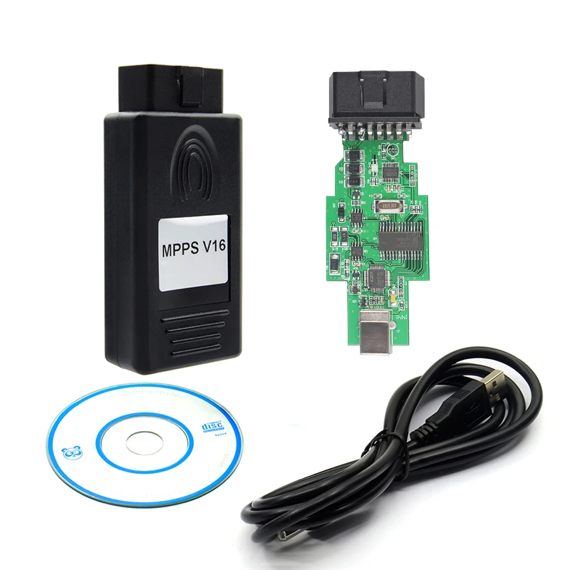 MPPS V16 авто чип ECU Интерфейс настройки для EDC15 EDC16 EDC17 16 Многоязычный CAN Flasher Remap