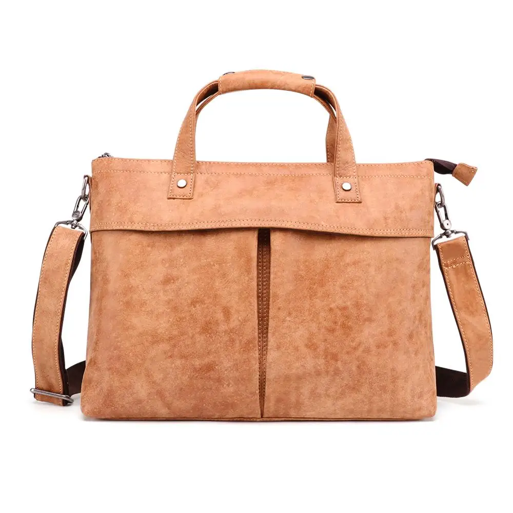 

Brand Genuine Leather Men Briefcase Laptop Bag Leather Briefcase portfolio men Business bag male briefcase document office bag