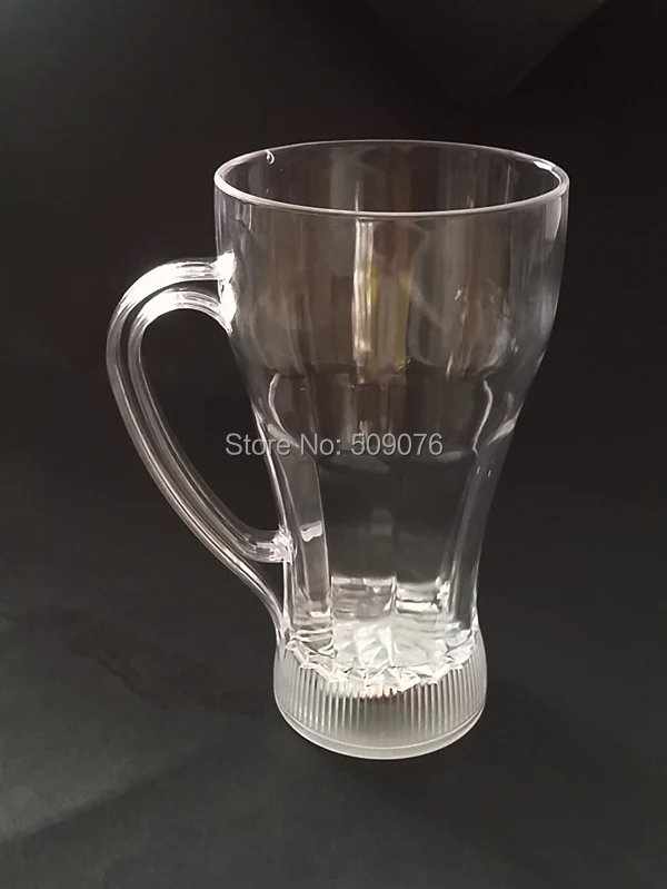 

Free shipping 24pcs/lot 18OZ LED Light Up Beer Cup Automatic LED Flashing glass Mug Bar Water Sensor Light Inductive Mug Party