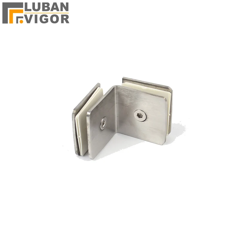 

Stainless steel 90 degree Sided retaining glass clamp,shower retaining clip,Partition clip,2.5MM thick,bathroom accessories