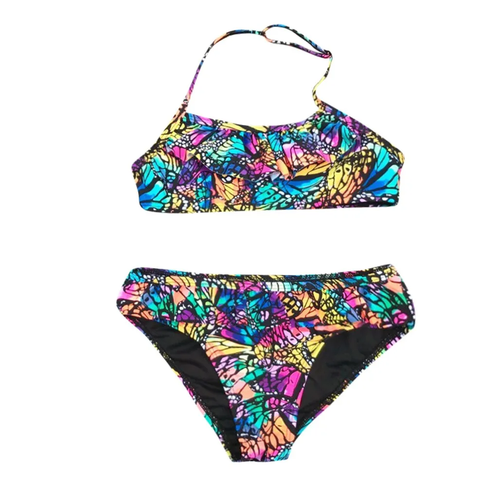 

2019 Summer Girl Kids Bikini Bathing Suit Swimsuit Bathing Suit Children Swimwear Bikini Tankini Baby Girl Swimwear