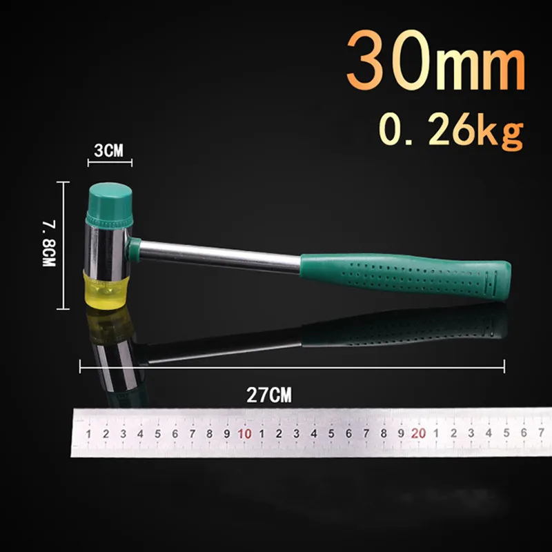 Steel pipe handle mounting hammer Small rubber hammer Machinist hammer Hammer head 25 30 35 40MM W0180ABC Steel pipe handle mounting hammer Small rubber hammer Machinist hammer Hammer head 25 30 35 40MM W0180ABC