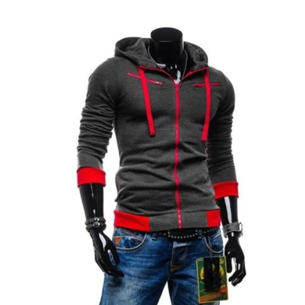 Plus size hoodies men solid color slim tops male long sleeves pullover sweathirts for mens zipper hoodied jacket hoodie coat Plus size hoodies men solid color slim tops male long sleeves pullover sweathirts for mens zipper hoodied jacket hoodie coat