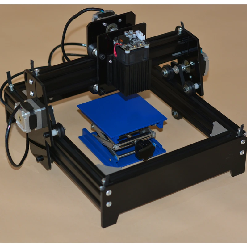 Собранный 10 Вт Лазерный 10000 МВт diy лазерный гравировальный станок 14*20 см металлический гравер, клеймильная машина, резьба по металлу, фрезерный станок с ЧПУ