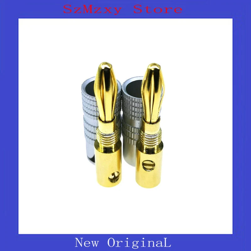

1Pair=2PCS Gold-Plated Audio Nakamichi Speaker Banana plug connectors