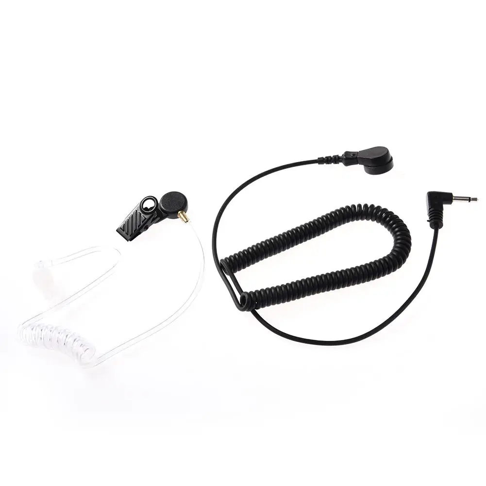 

Single 3.5mm Plug Headset In-Ear Retractable Earphone for 3.5mm Jack with Acoustic Tube Adjust Left or Right Curved Wire
