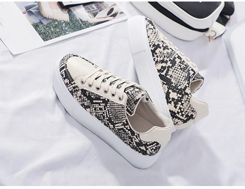 MCCKLE Autumn Shoes Women Casual Platform Flats Vulcanized Lace Up Female Sneakers Fashion White Shoes Ladies Leisure Footwear