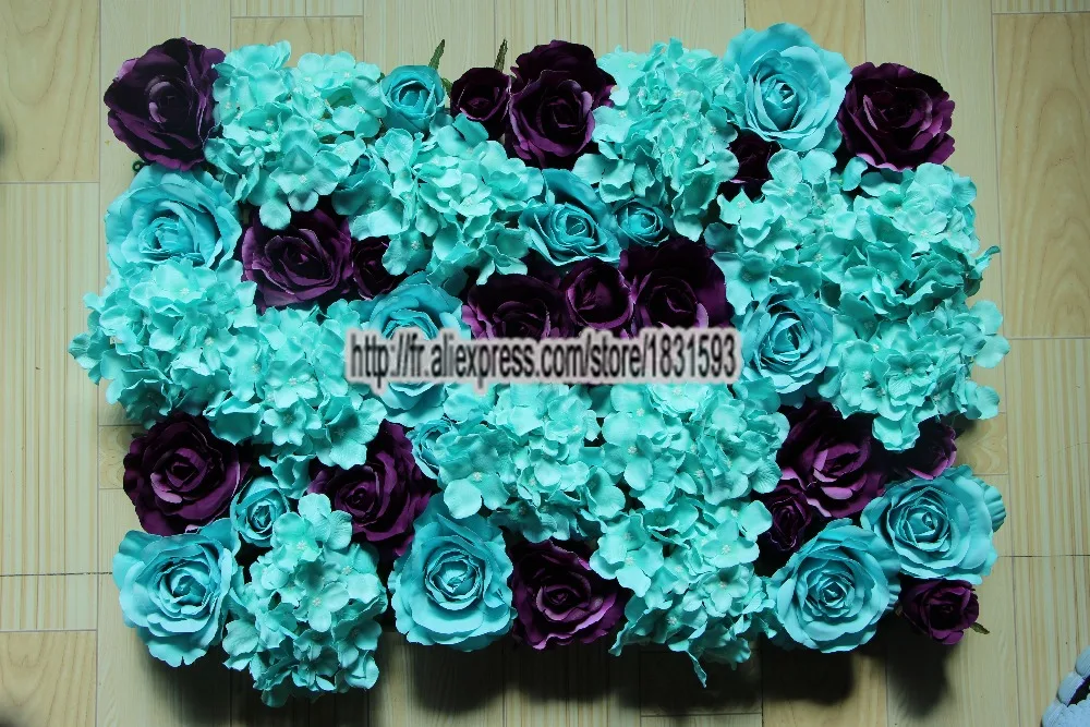 10pcs/lot Artificial silk rose and hydrangea flower wall wedding backdrop Flower runner decoration TONGFENG | Дом и сад