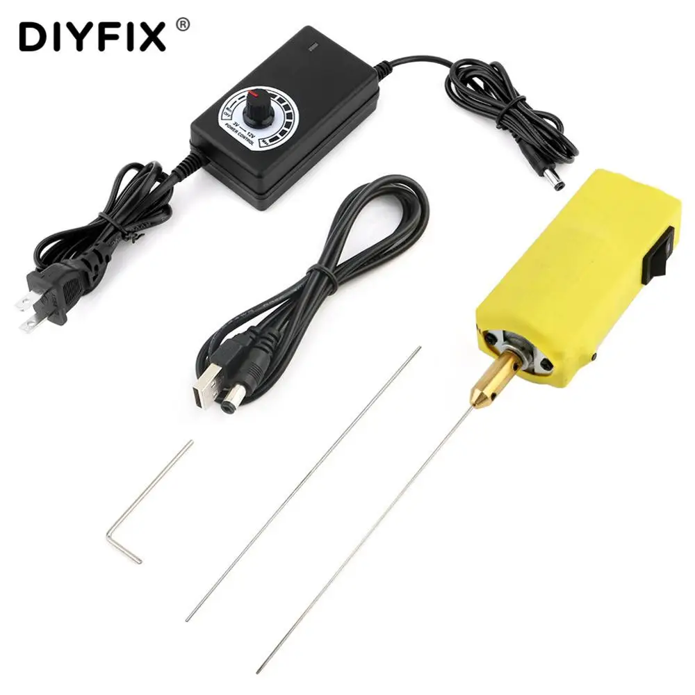 DIYFIX Электрический жидкокристаллический Диспергатор для удаления клея с сенсорным ЖК-экраном LOCA OCA Электрический инструмент для удаления клея набор инструментов для ремонта мобильного телефона