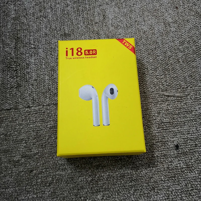 I18 TWS наушники Оригинальные Bluetooth стерео бас шумоизолирующие PK i9s i10 i12 tws i20 i30