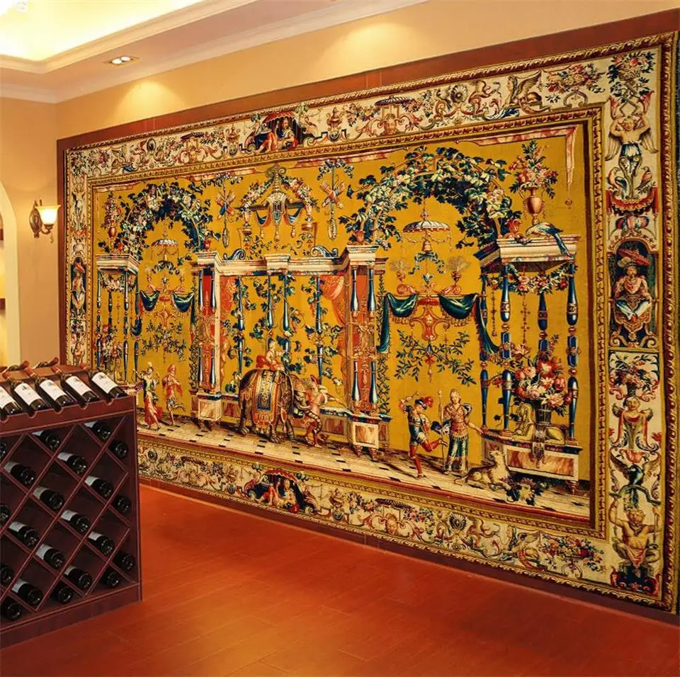 

3d wallpaper custom photo mural gold Ancient country Elephant Persia painting room photo wallpaper for wall 3d non-woven mural