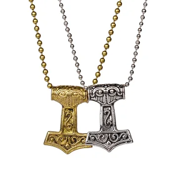 

Euro-American Vintage Pirate Amulet Pendants With Bead Chain Fashion Wholesale 24pcs/lot