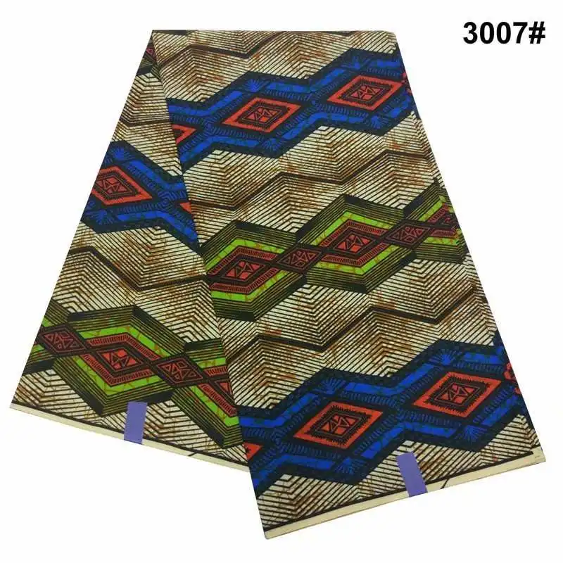 

New Arrival 100% cotton wax African real Ankara wax veritable wax fabric for women patchwork sewing dress 6yards/lot
