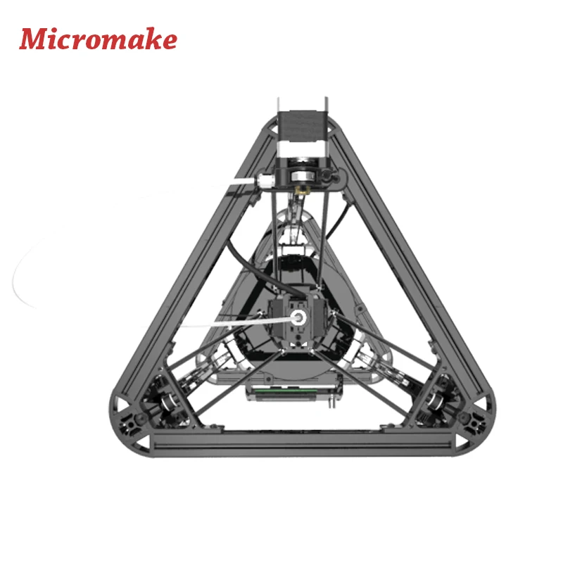 Micromake 3d Принтер шкив версия DIY kit Металл 3D принтер коссель Delta с 8 г SD карты и