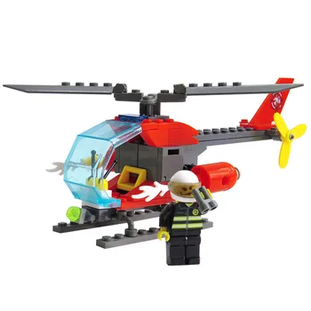 

89pcs DIY Small Particles Building Blocks Helicopters Assemble Toy Early Educational Wholesale J317