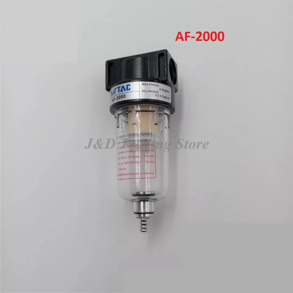 

AF2000 Pneumatic Parts Air Filter Accessory Source Treatment Unit for Compressor Oil water separation AF-2000 1/4'' PT