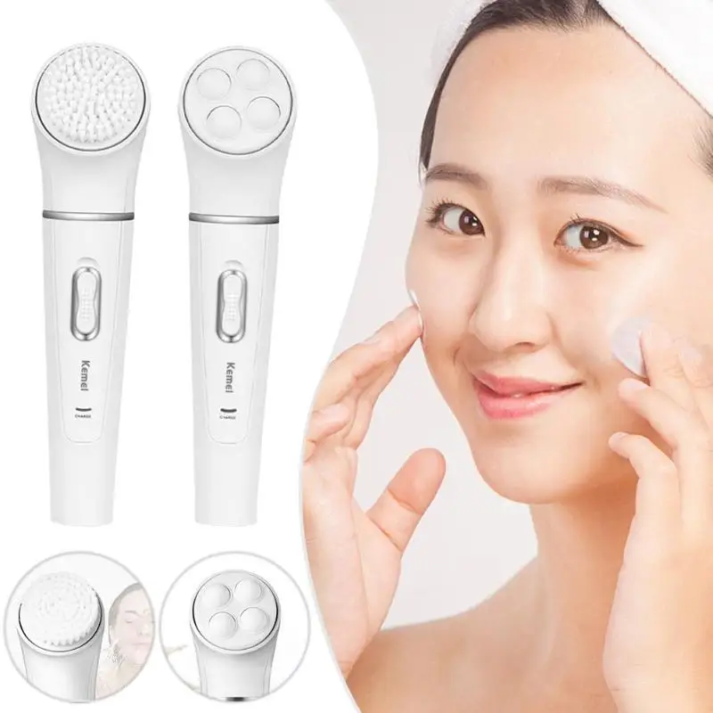 

Kemei 5 in 1 Electric Shaver Epilator Women Rechargeable Hair Epilation Kit