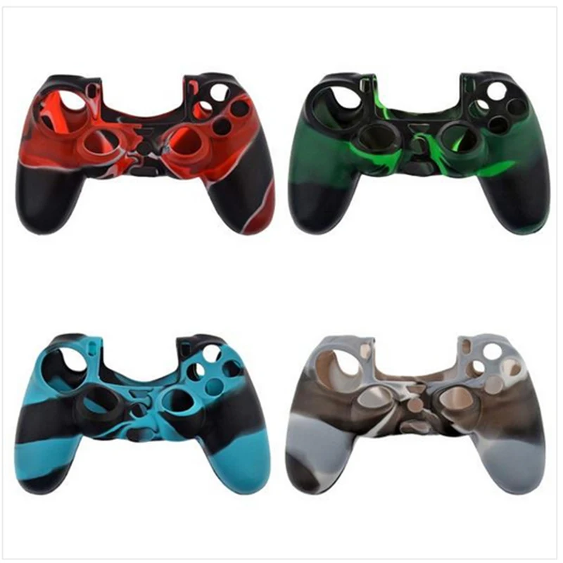 

Camouflage Silicone Skin Cover Protective Case For Playstation 4 PS4 Controller