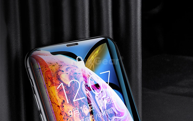 MaxGear закаленное стекло для iPhone XS полное покрытие защитное стекло 9H протектор экрана для iPhone XS Max XR X 6 7 8 plus 6s пленка