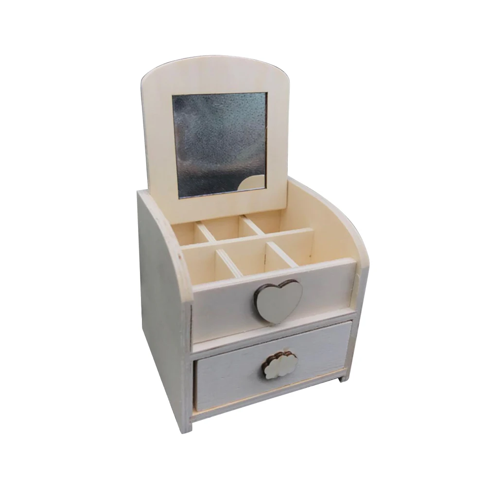 Детский креативный многофункциональный стол DIY, канцелярский органайзер, коробка для хранения ящика ручной работы, туалетный столик