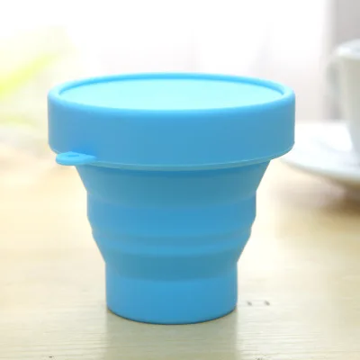 

Candy Color Portable Silicone Retractable Folding Water bottle Outdoor Travel Telescopic Collapsible Soft Drinking bottle