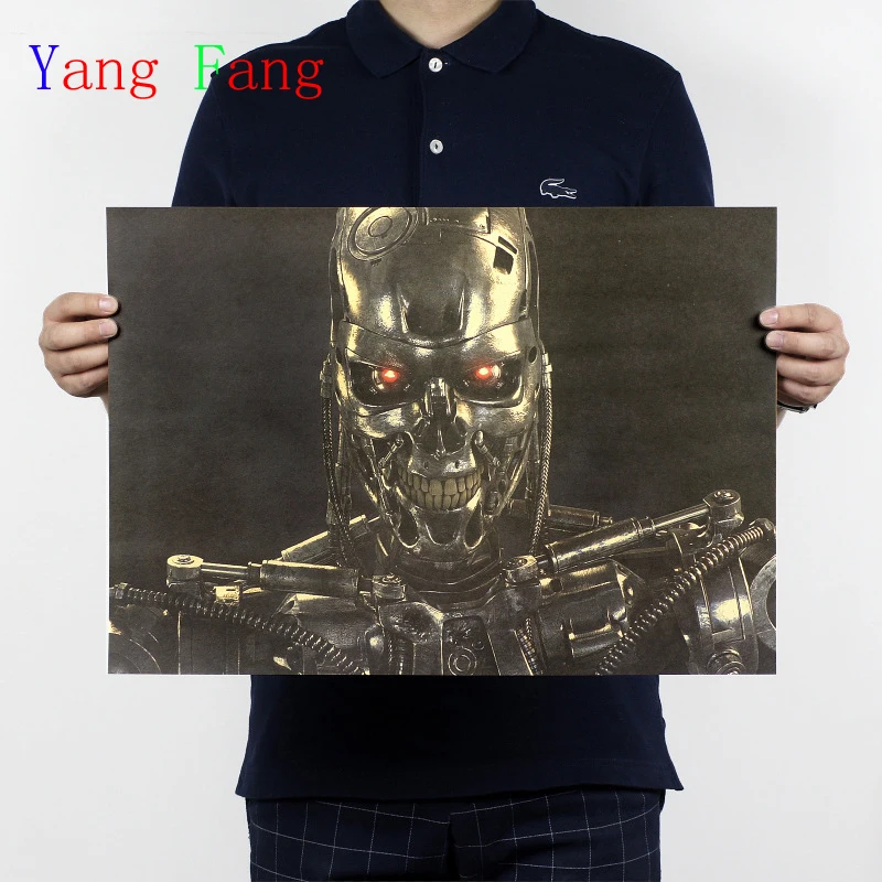 

Vintage Style decorative painting Retro Paper Poster Schwarzenegger Terminator 51*35cm