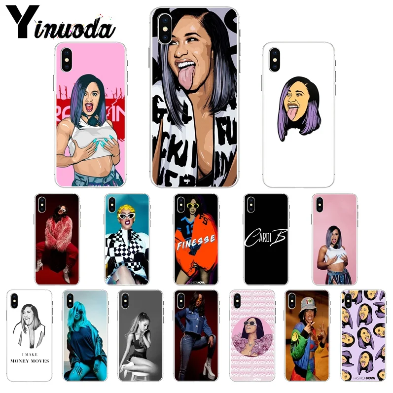 

Yinuoda Cardi B Migos DIY Printing Drawing Phone Case cover Shell for iPhone 7 7plusX XS MAX 6 6s 8 8Plus 5 5S SE XR