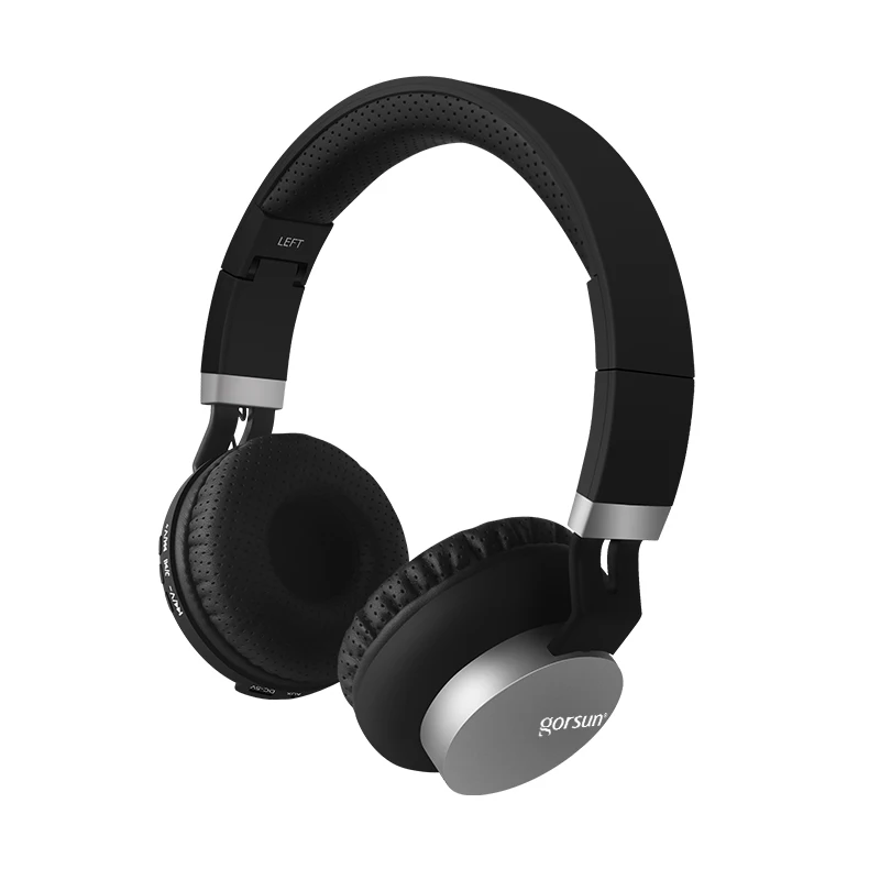 Черный E89 Беспроводная bluetooth-гарнитура складные наушники регулируемые с микрофоном для телефона ПК - Цвет: Черный