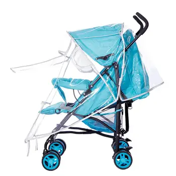 

Infant Stroller Universal EVA Transparent Waterproof Rain Cover Wind Dust Shield Zipper Open For Baby Cart Strollers Pushchairs