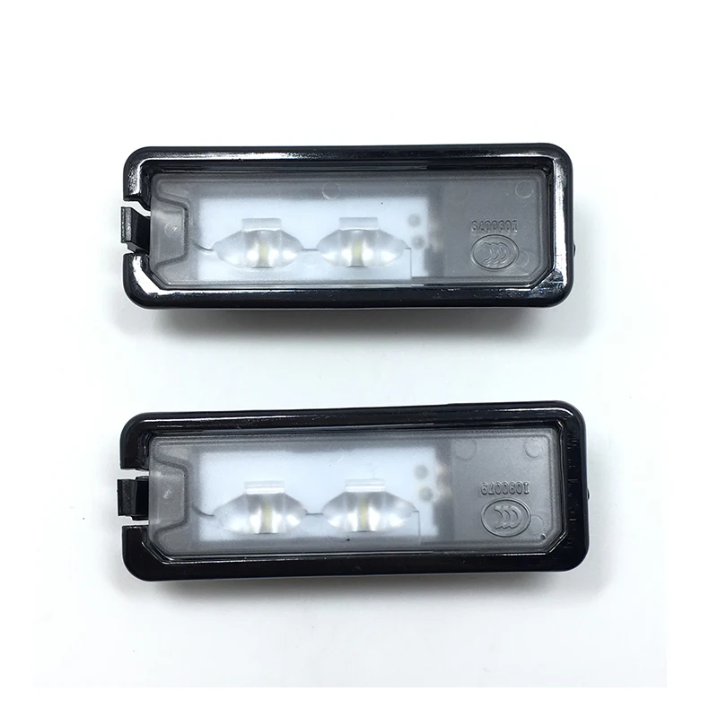 Original 2Pcs OEM Light License Plate LED License Plate Lamp Fit Passat