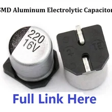 SMD с алюминиевой крышкой, 50В, 35В, алюминиевая крышка, 25В 16V 10V 100 мкФ 150 мкФ 220 мкФ 330 мкФ 470 мкФ 1000 мкФ 47 мкФ 33 мкФ 22 мкФ 10 мкФ 4,7 мкФ 2,2 мкФ 1 мкФ Алюминий электролитический конденсатор с алюминиевой крышкой