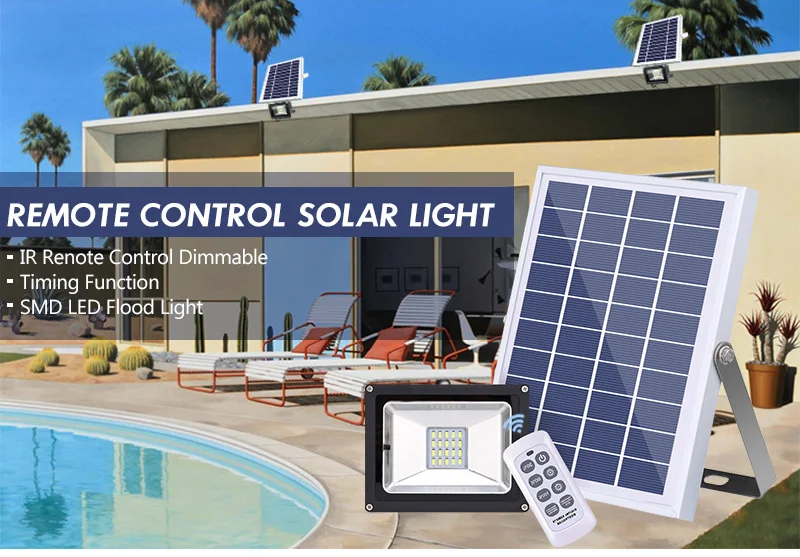 HOOREE 20 светодиодный светильник на солнечной батарее, водонепроницаемый IP65 с пультом дистанционного управления, Солнечный Прожектор, светильник из алюминия, уличный садовый гаражный светодиодный светильник на солнечной батарее