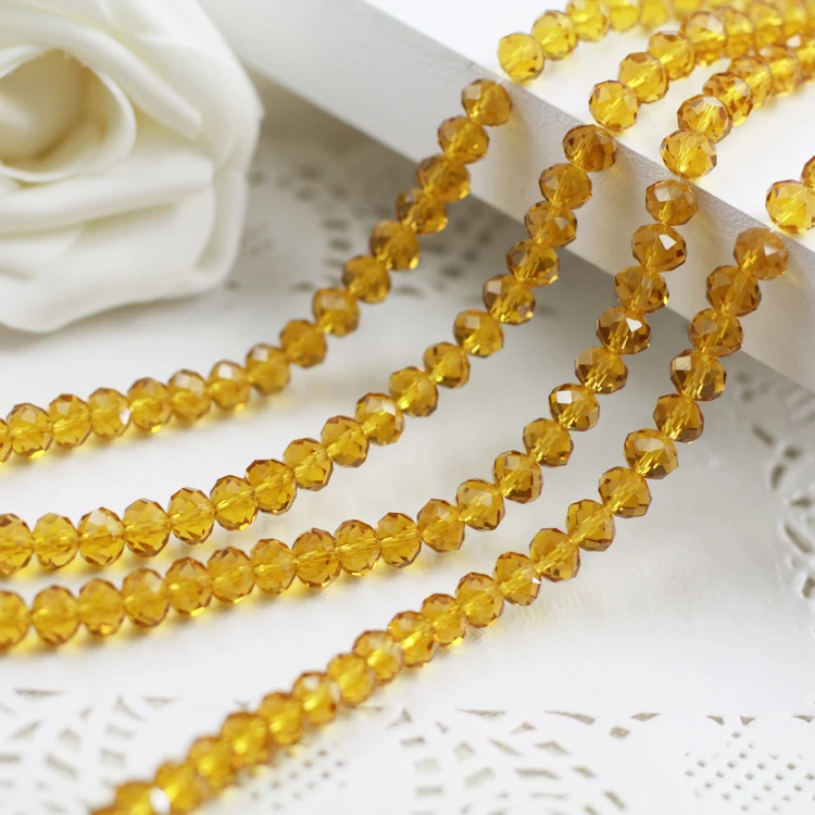 5040 # AAA Качество Amberr цветное прозрачное стекло Rondelle beads.2мм 3 мм 4 6 8 10 12 Ювелирные