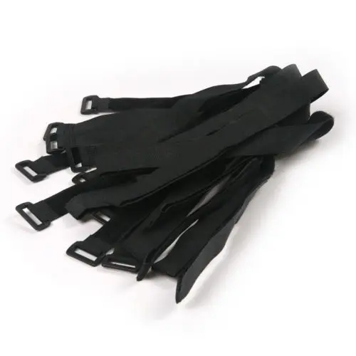 

Fixmee 20 pcs Reusable Cable Tie Down Straps cords Black 20MM*600MM Cable Ties