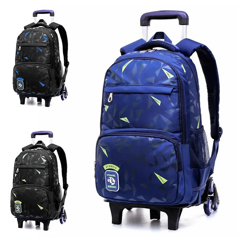 

can climb stairs luggage waterproof 5-10year school bag On wheels students knapsack Casual suitcase Children travel backpack