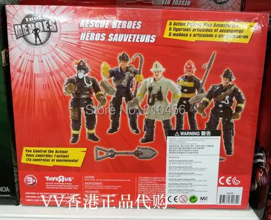true heroes firefighter action figures